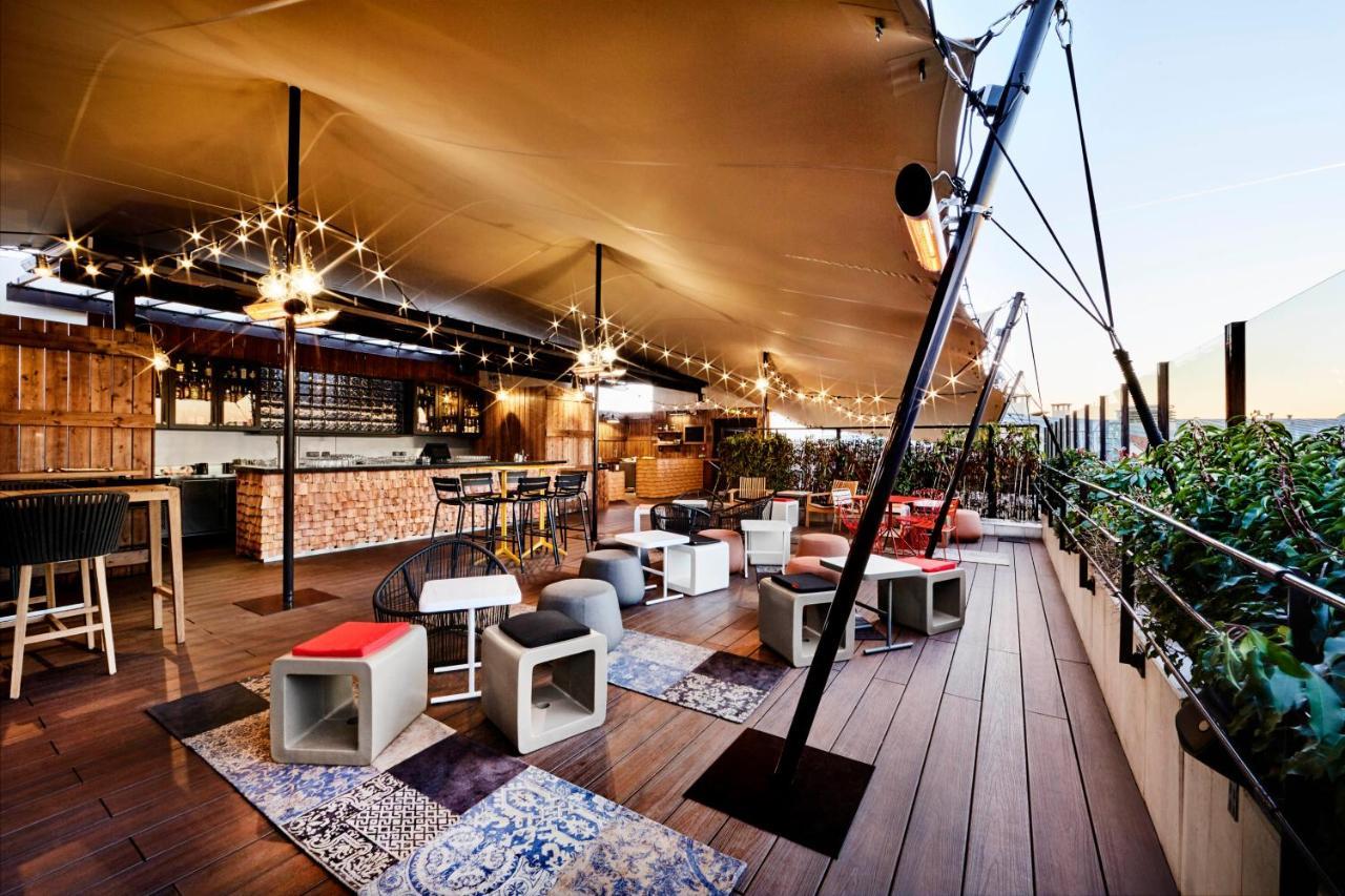 Vue sur la terrasse du Generator Paris.