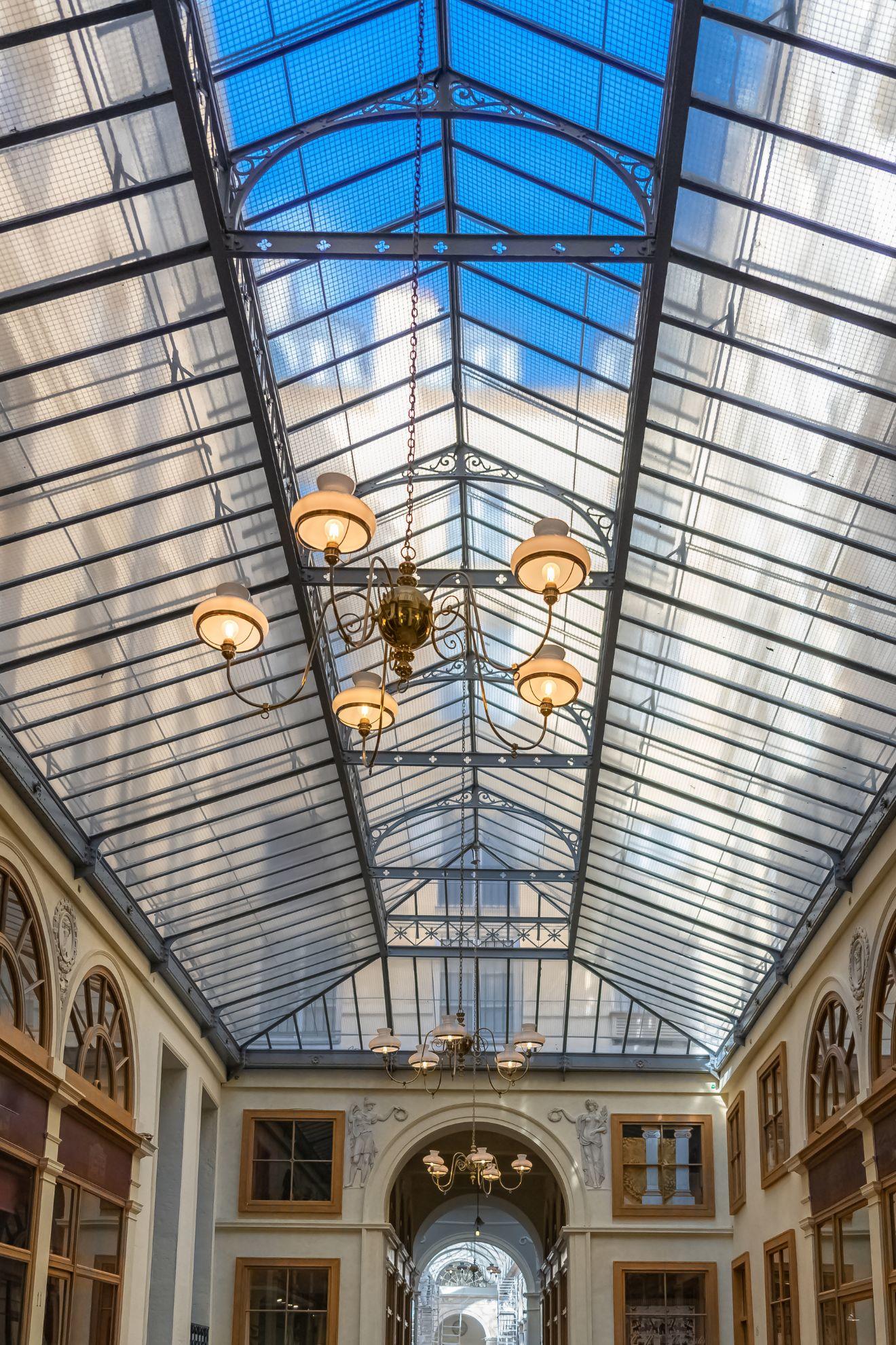 Un passage couvert parisien.