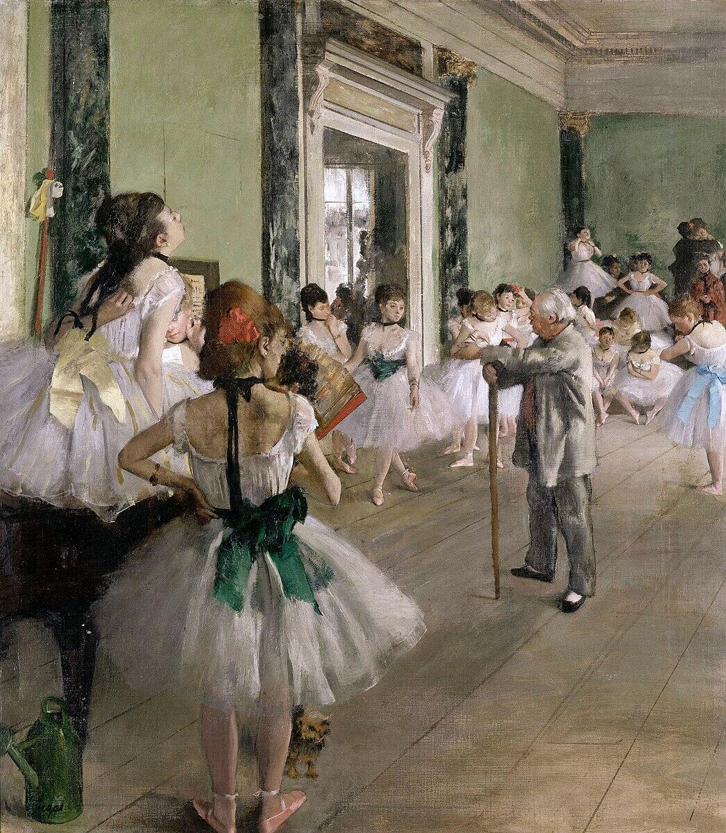Tableau La Classe de danse de Degas