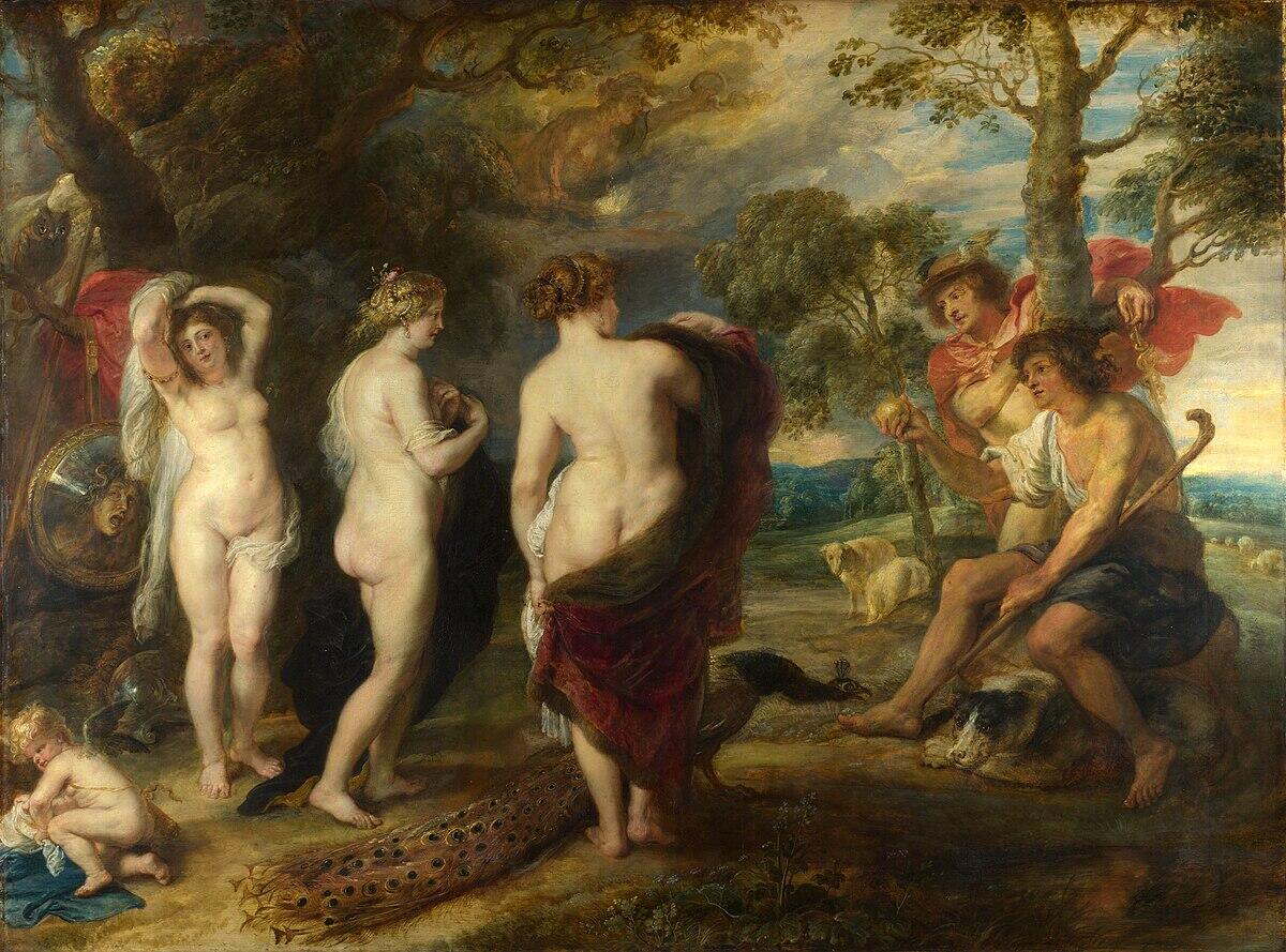 Tableau Le Jugement de Pâris de Pauls Rubens