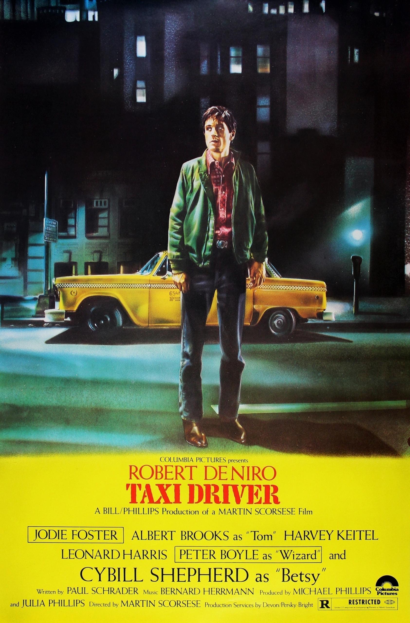 L'affiche de Taxi Driver.