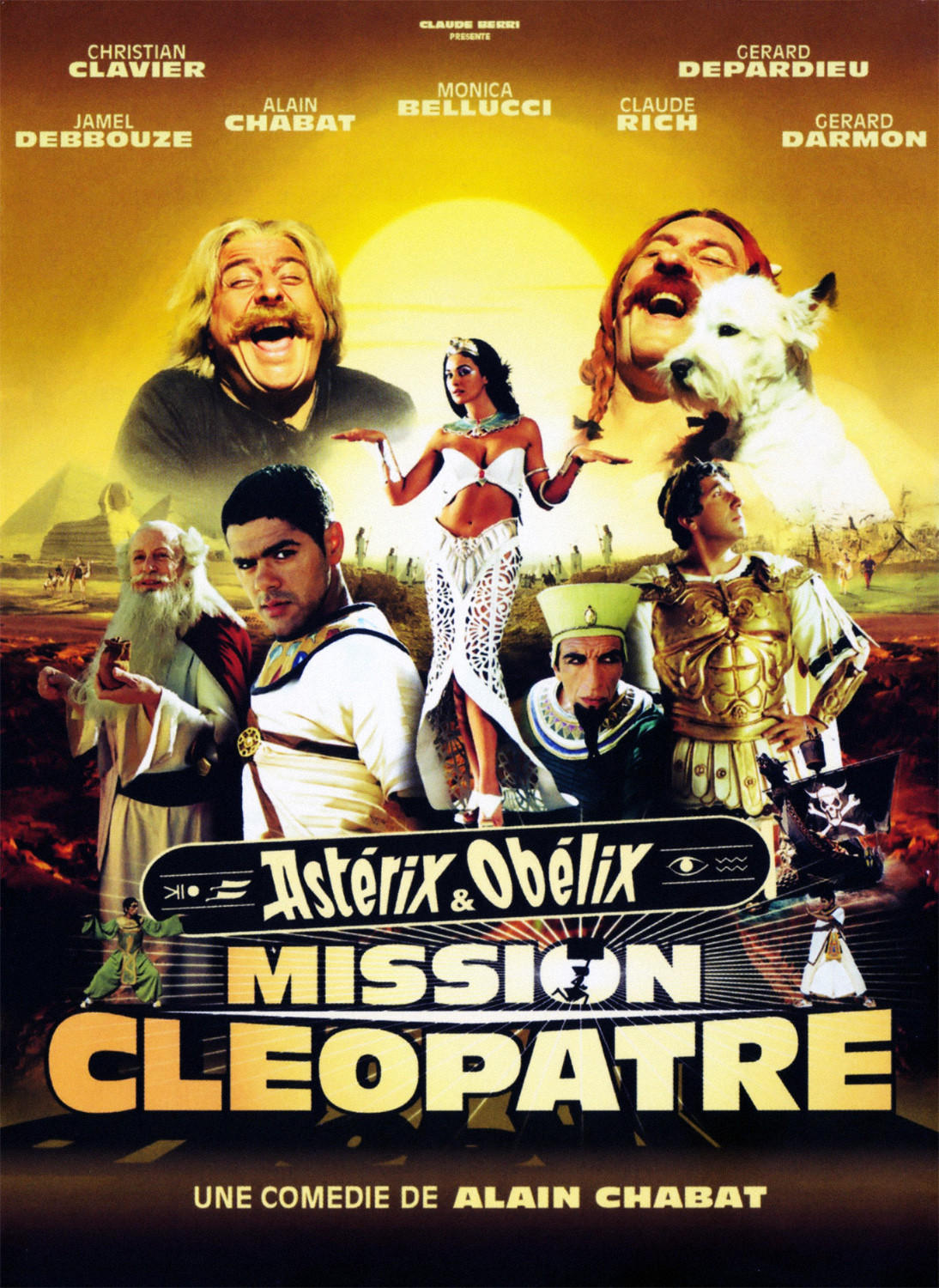 L'affiche d'Astérix et Obélix mission Cléopâtre.