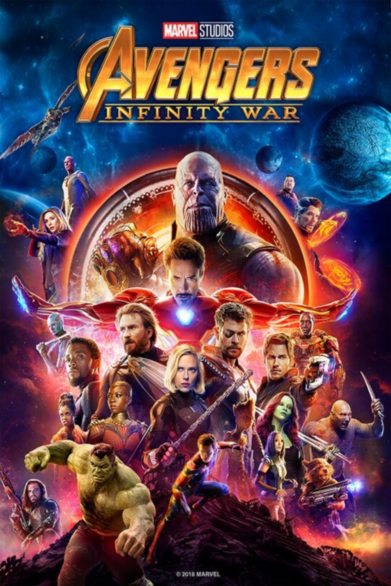 L'affiche du film Infinity War