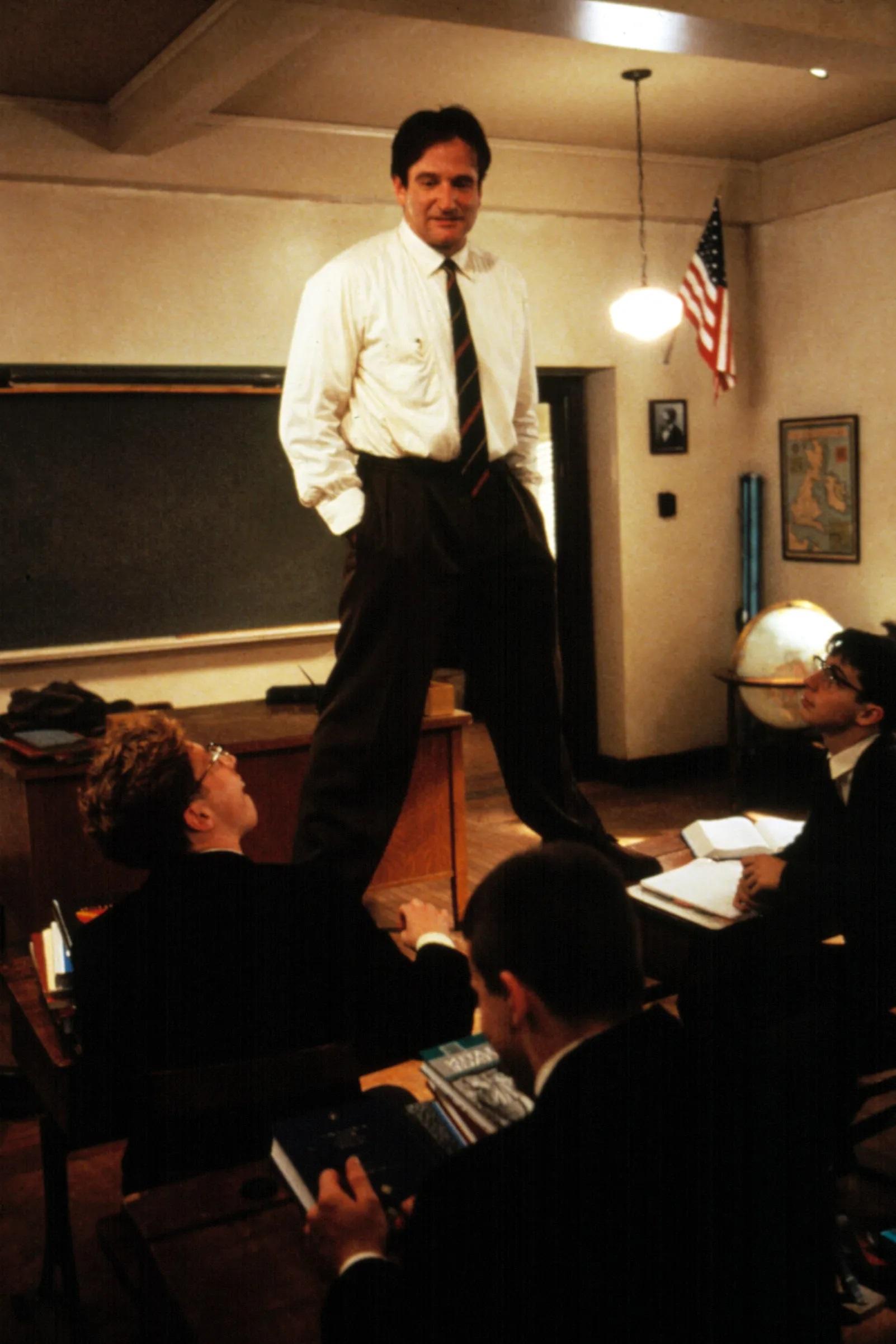 Image tiré du film "Le Cercle des Poètes Disparus".