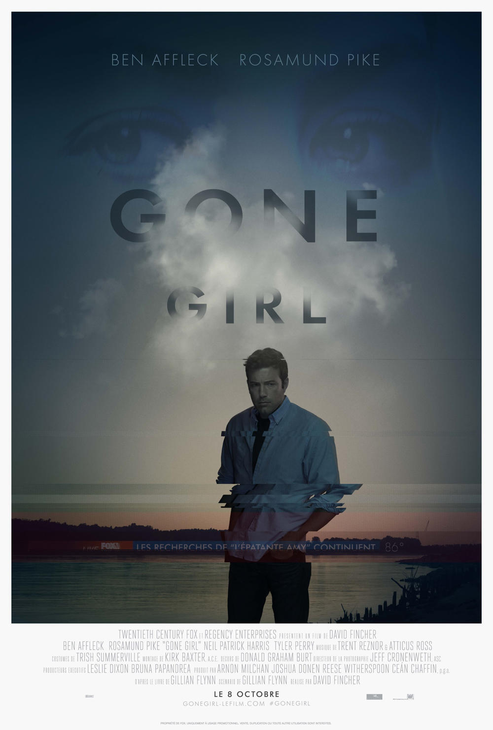 Affiche du film Gone Girl.