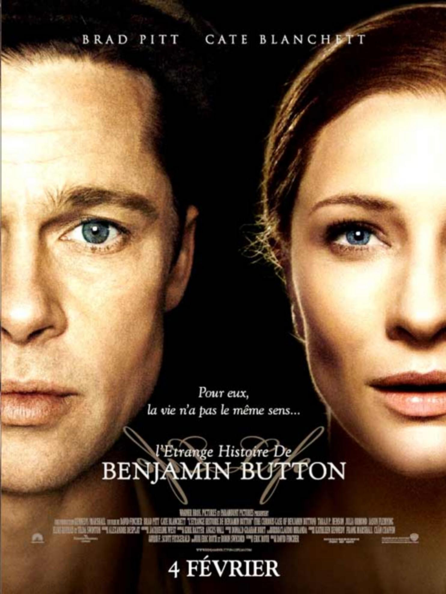 L'affiche du film l'Etrange Histoire de Benjamin Button.