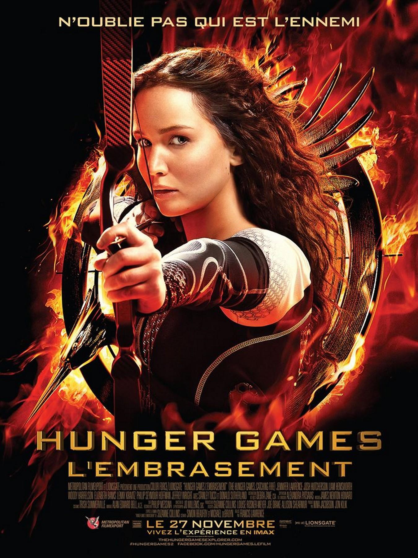 L'affiche de la saga Hunger Games.