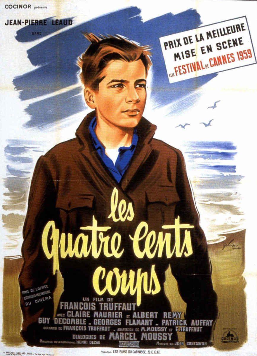 L'affiche du film Les Quatre Cent Coups. 