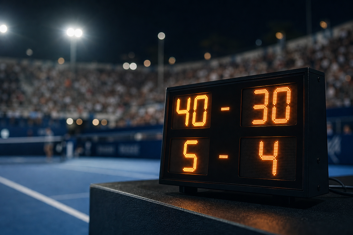 Le comptage des points au tennis