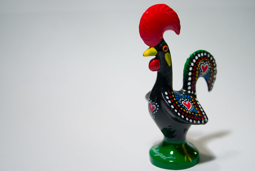 Le coq de barcelos, emblème du pays.