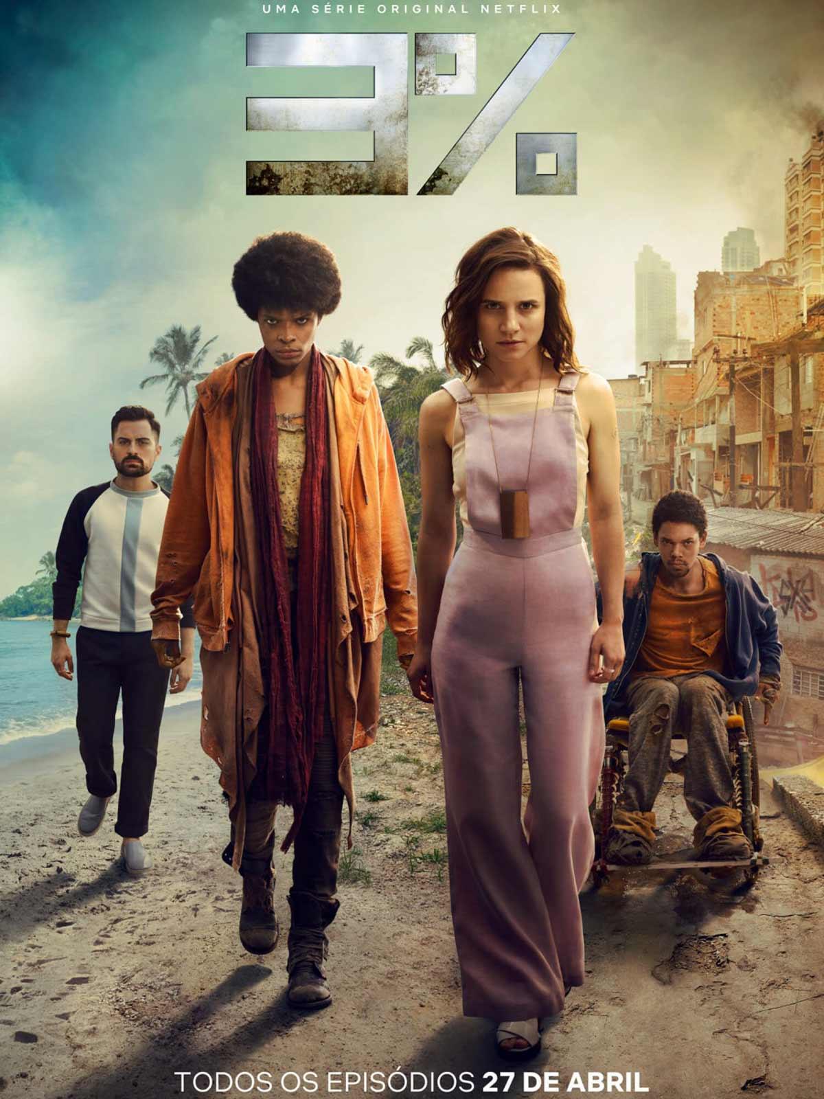 L'affiche de la série 3% sur Netflix.