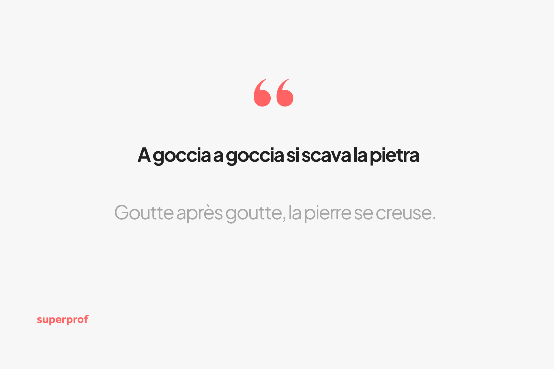 A goccia a goccia si scava la pietra