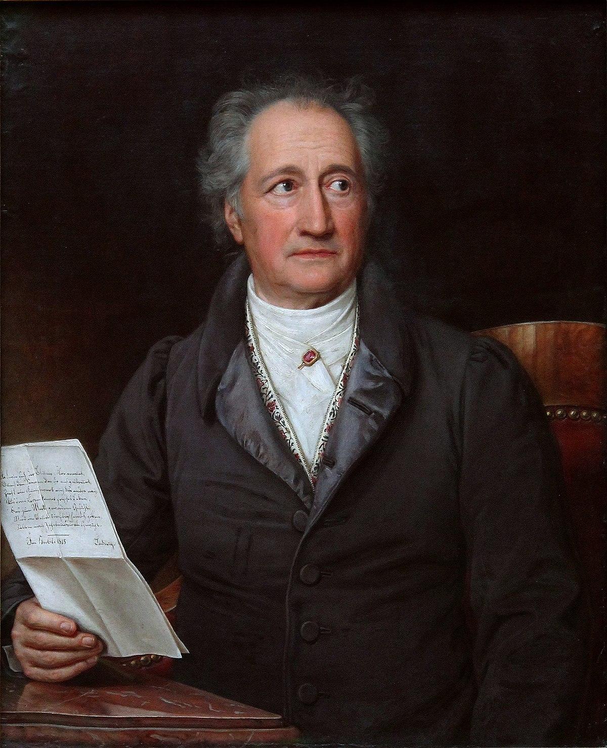Peinture de Goethe