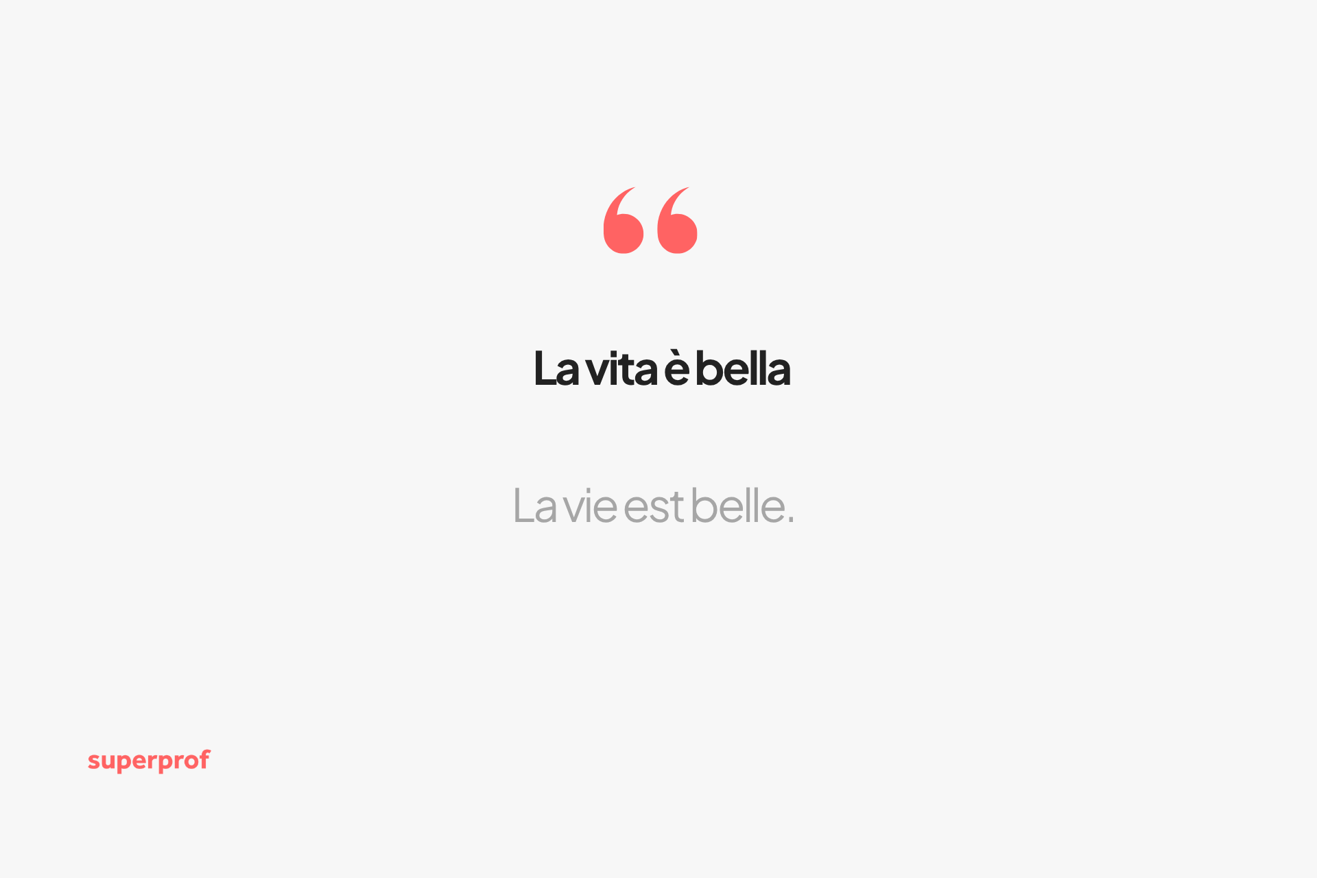 La vita è bella