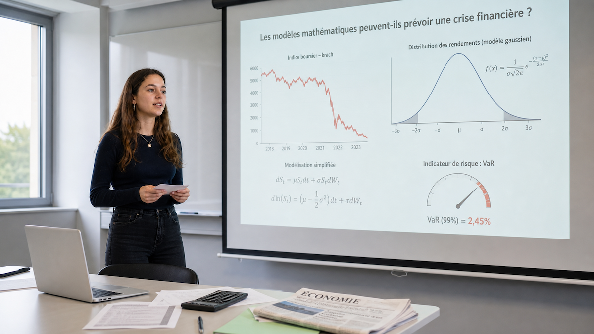 Algorithmes et courbes boursières : la mathématique peut-elle anticiper l'imprévisible ?