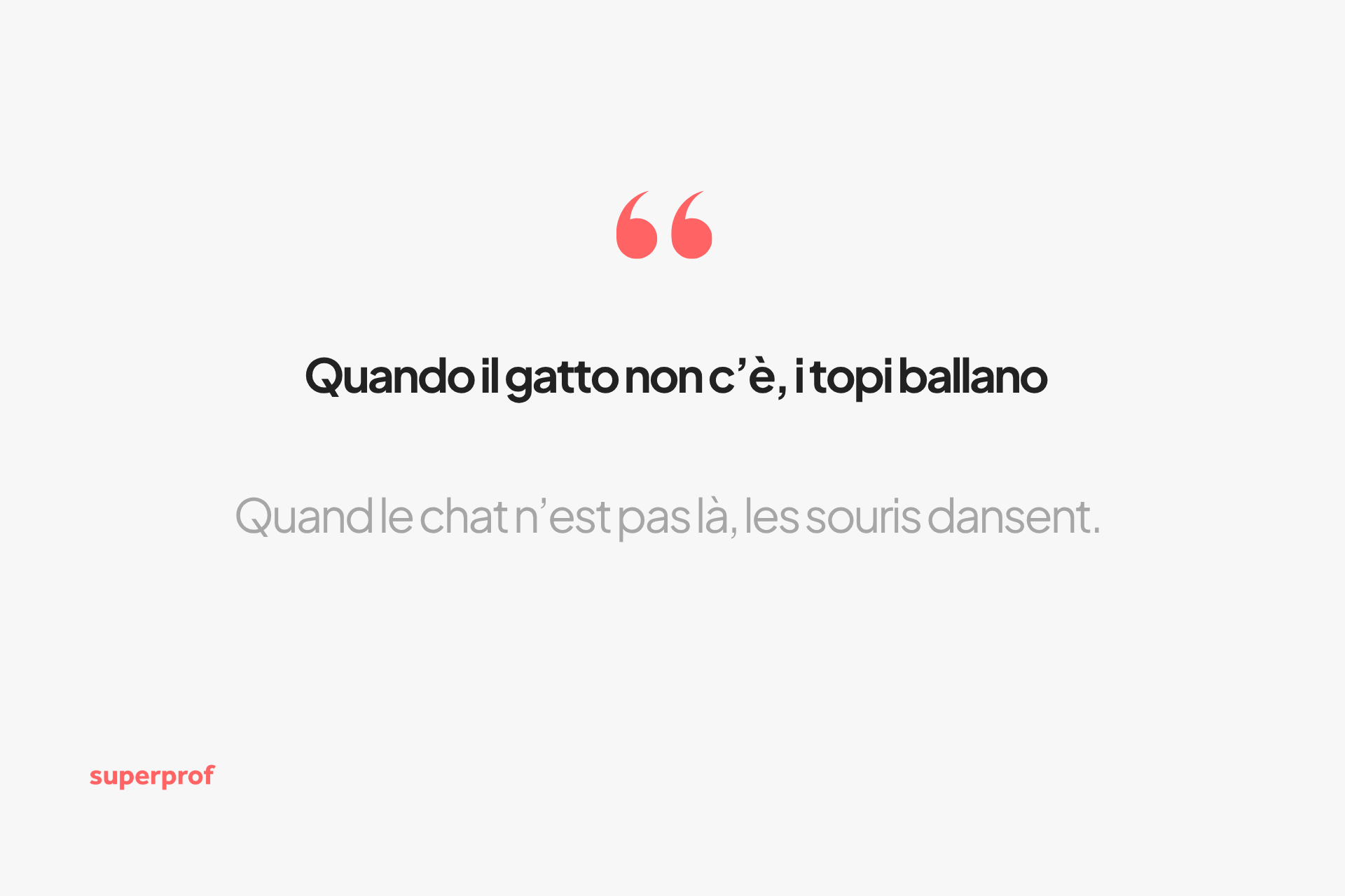 Quando il gatto non c’è, i topi ballano