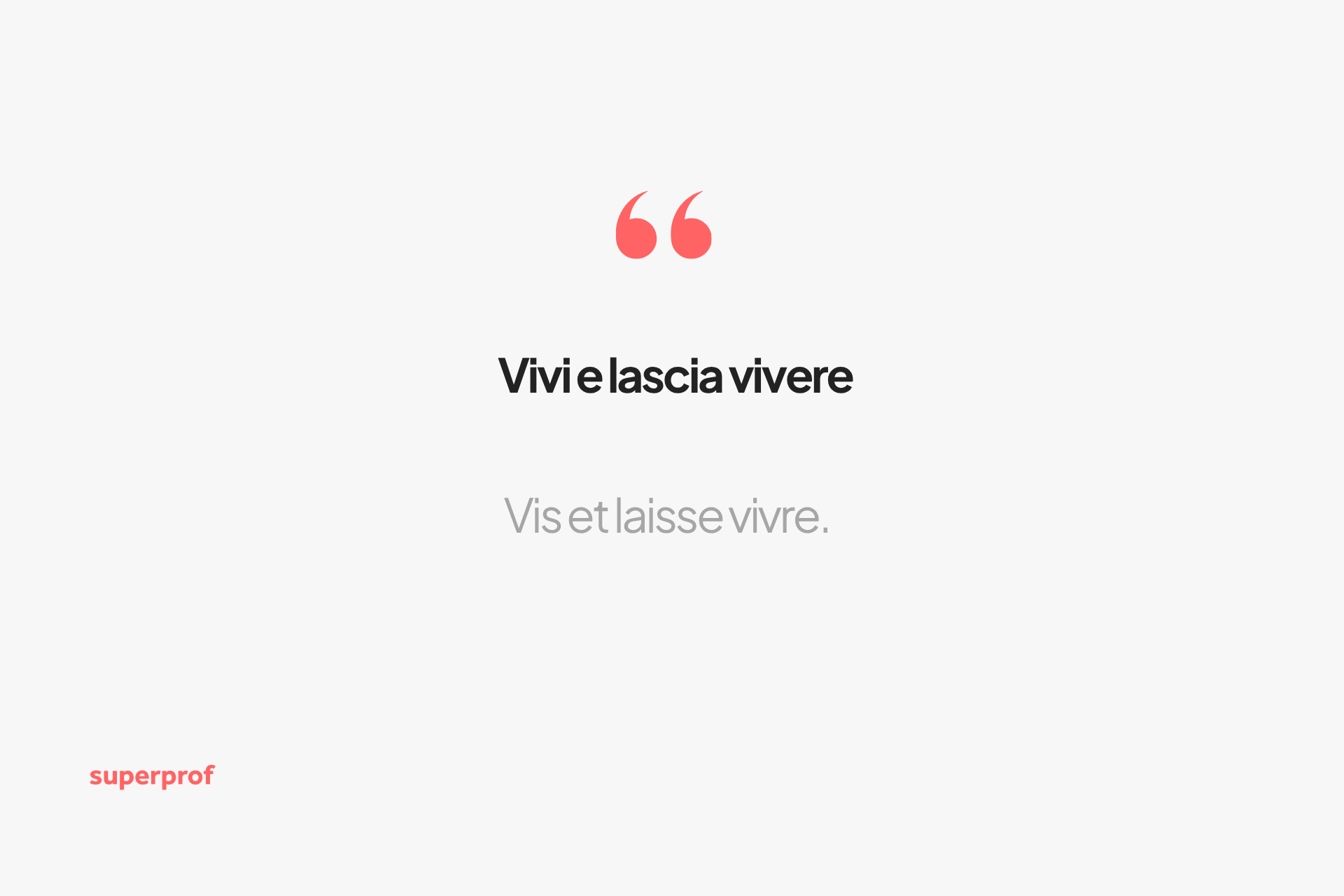 Vivi e lascia vivere