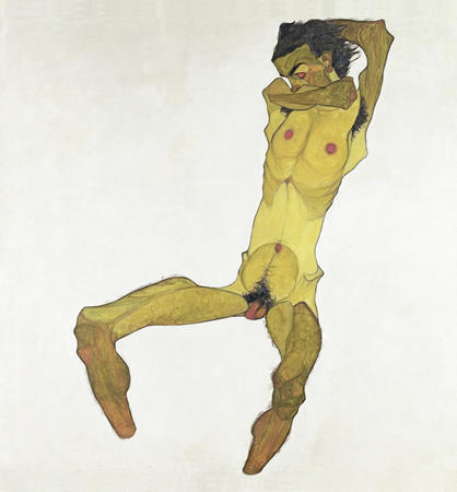 Représentation du tableau de Schiele.