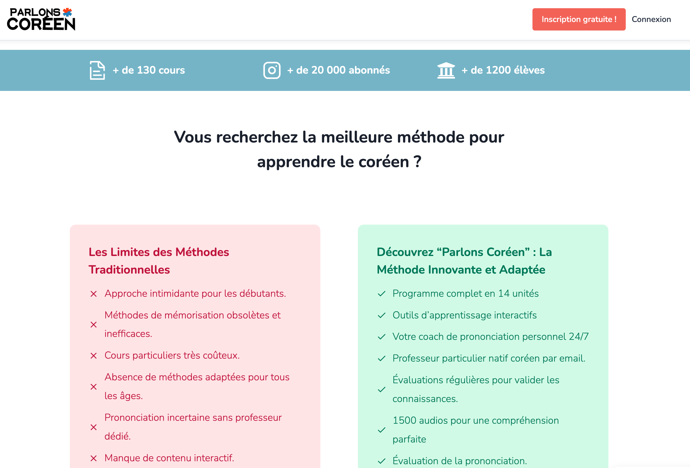extrait du site de Parlons coréen 