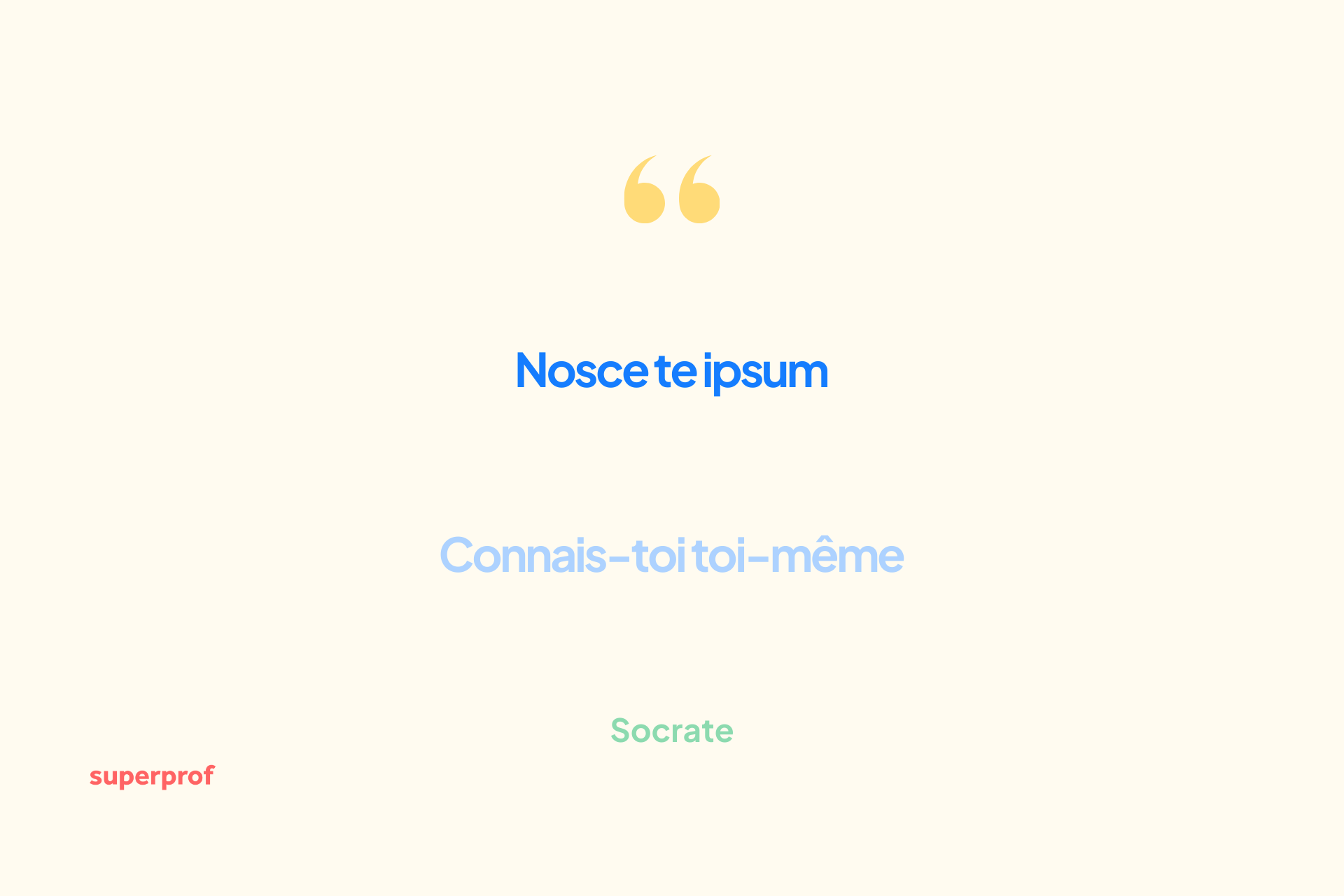 Nosce te ipsum
