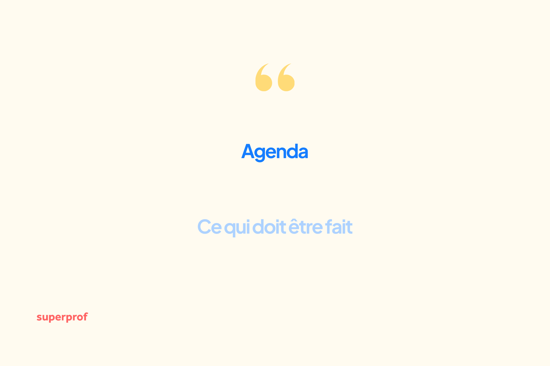 Agenda