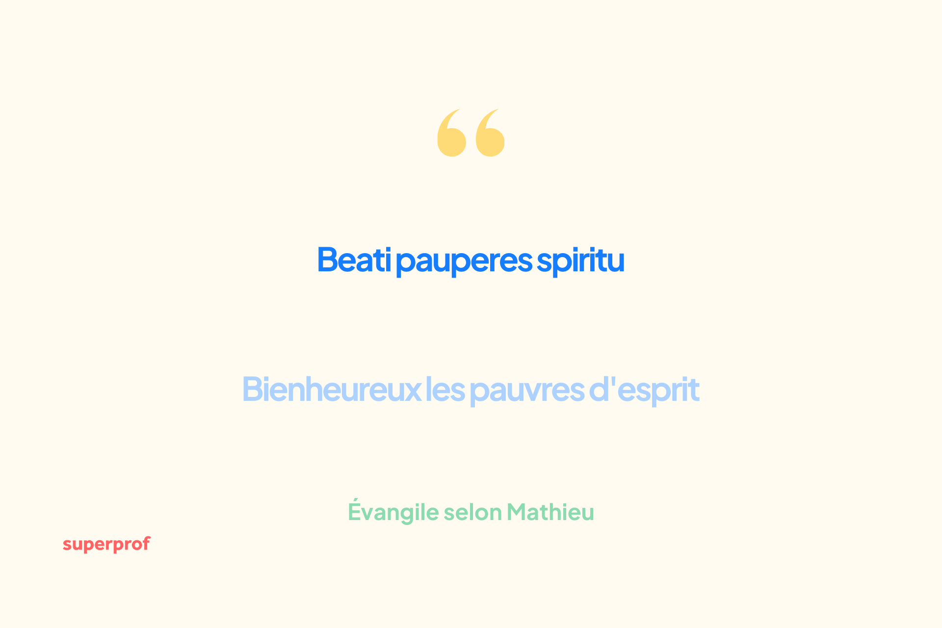 Beati pauperes spiritu