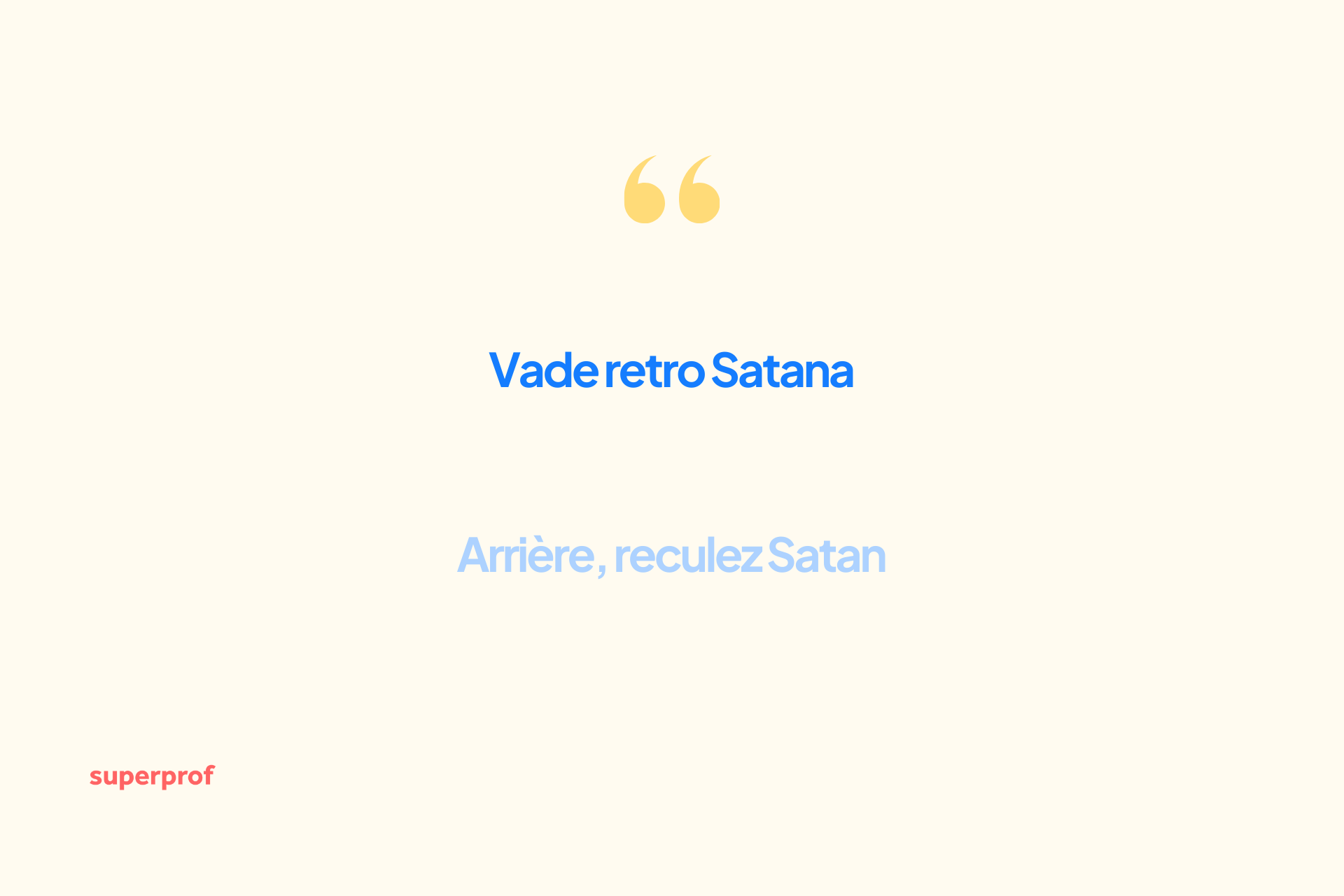 Vade retro Satana