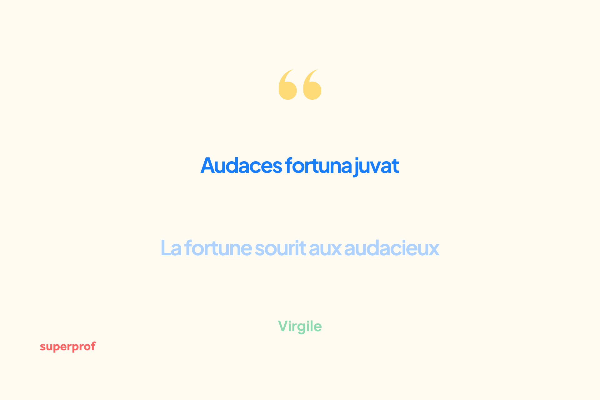 Audaces fortuna juvat