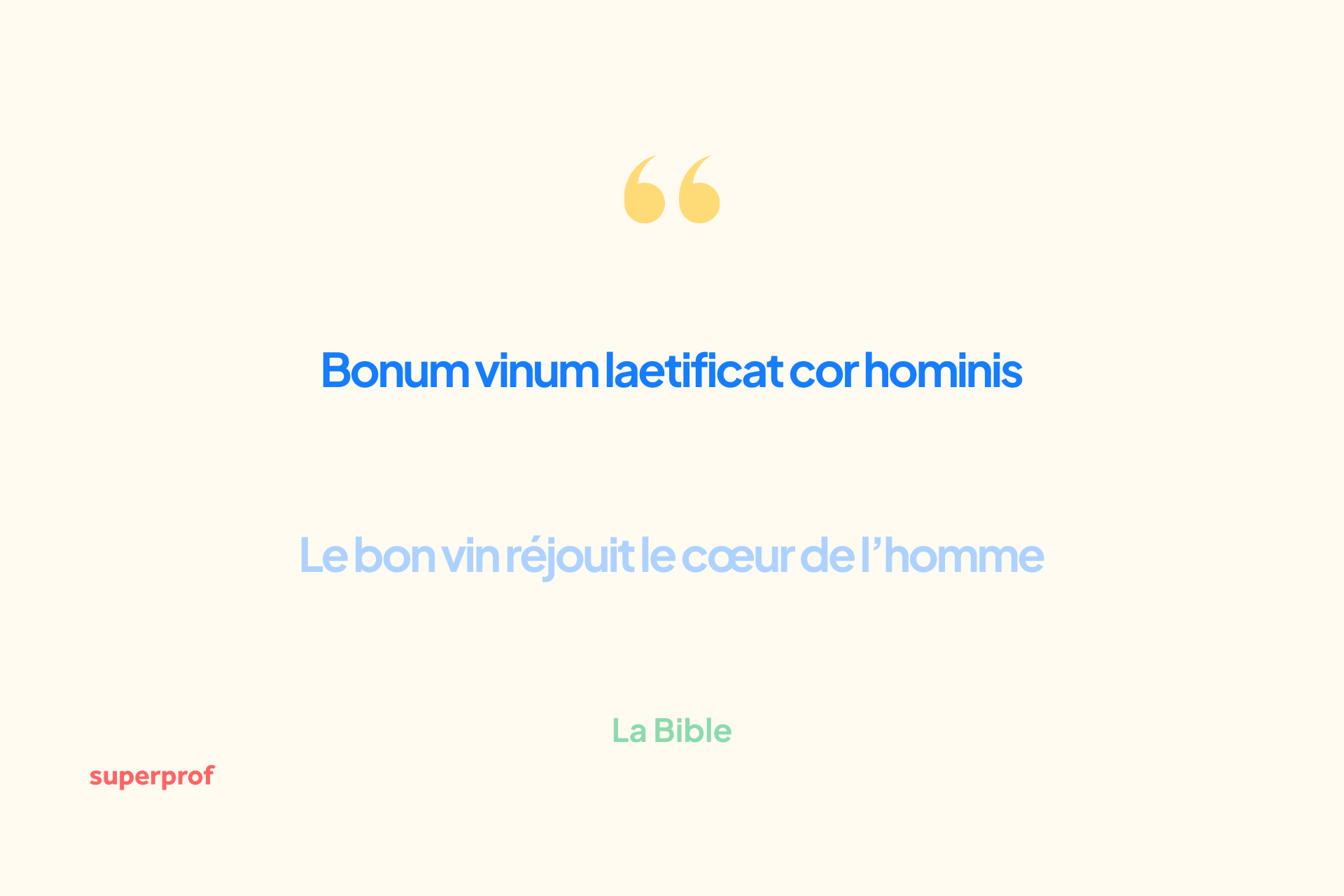 Bonum vinum laetificat cor hominis