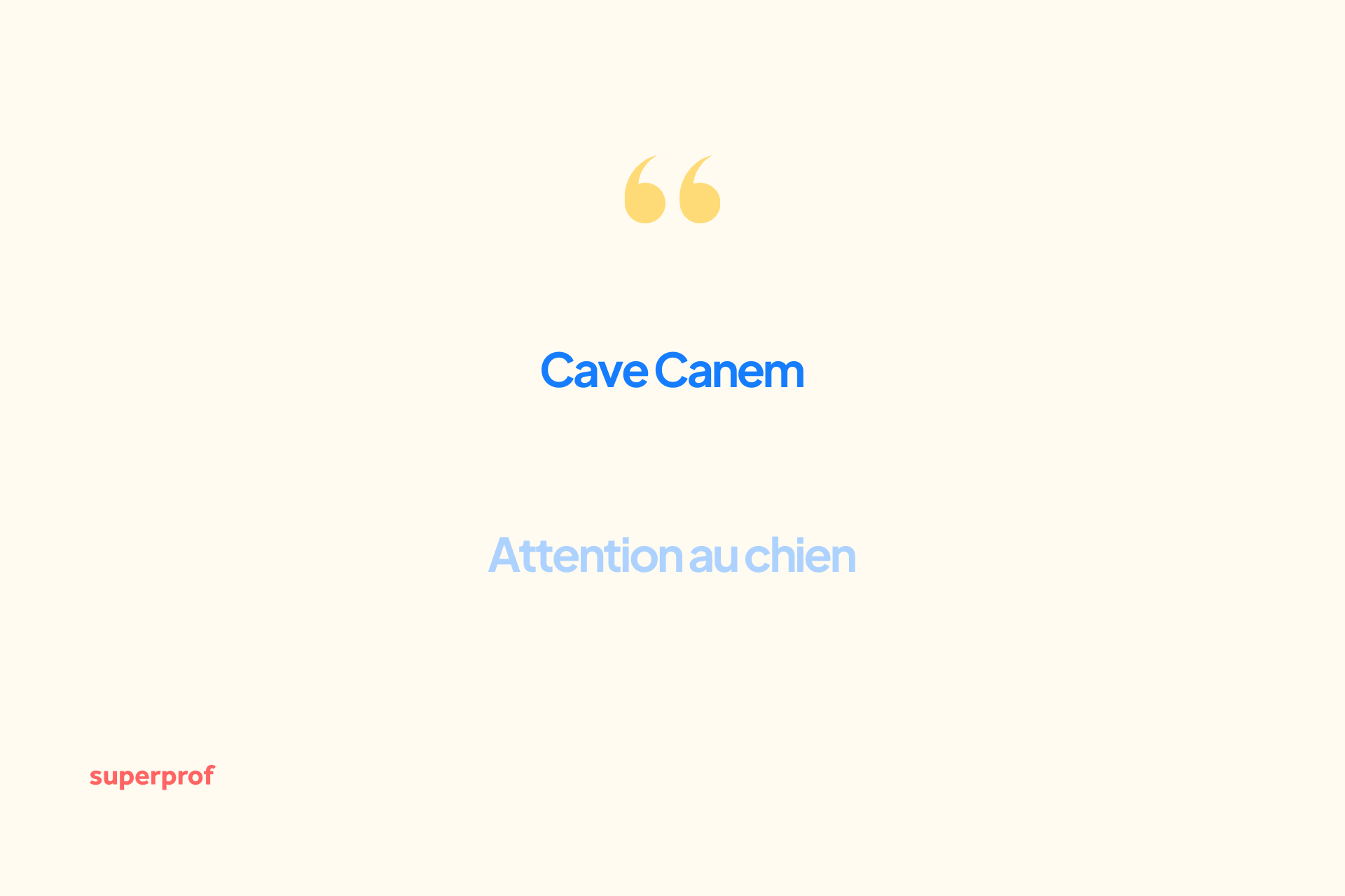 Cave canem