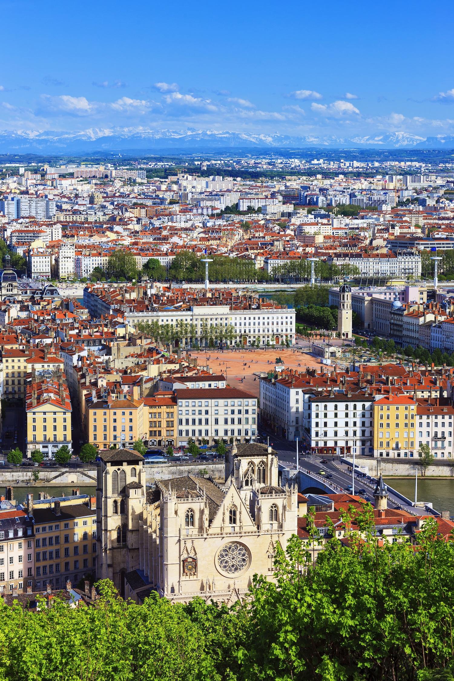 Vue sur la ville de Lyon