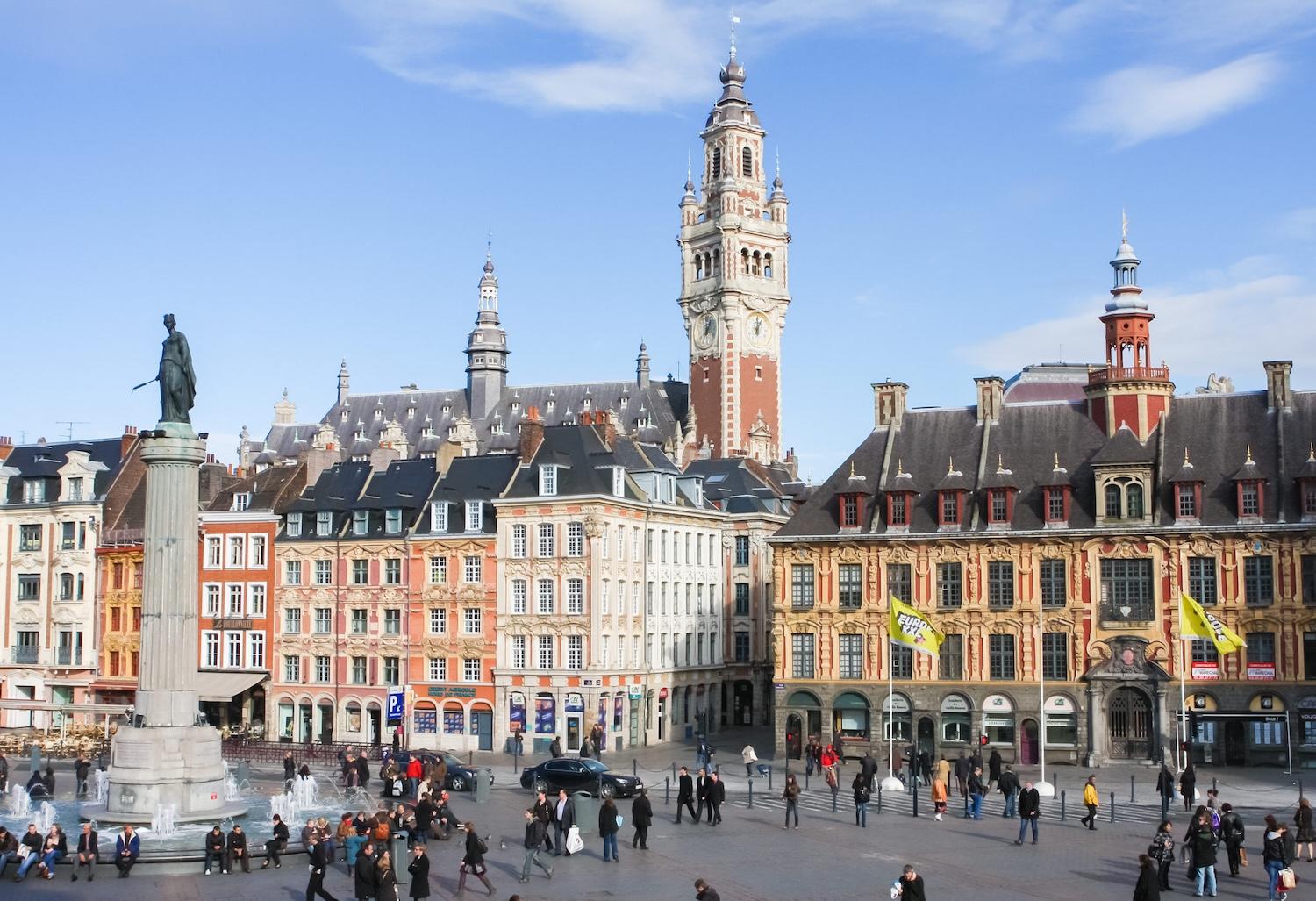 Vue sur la Grand Place de Lille.