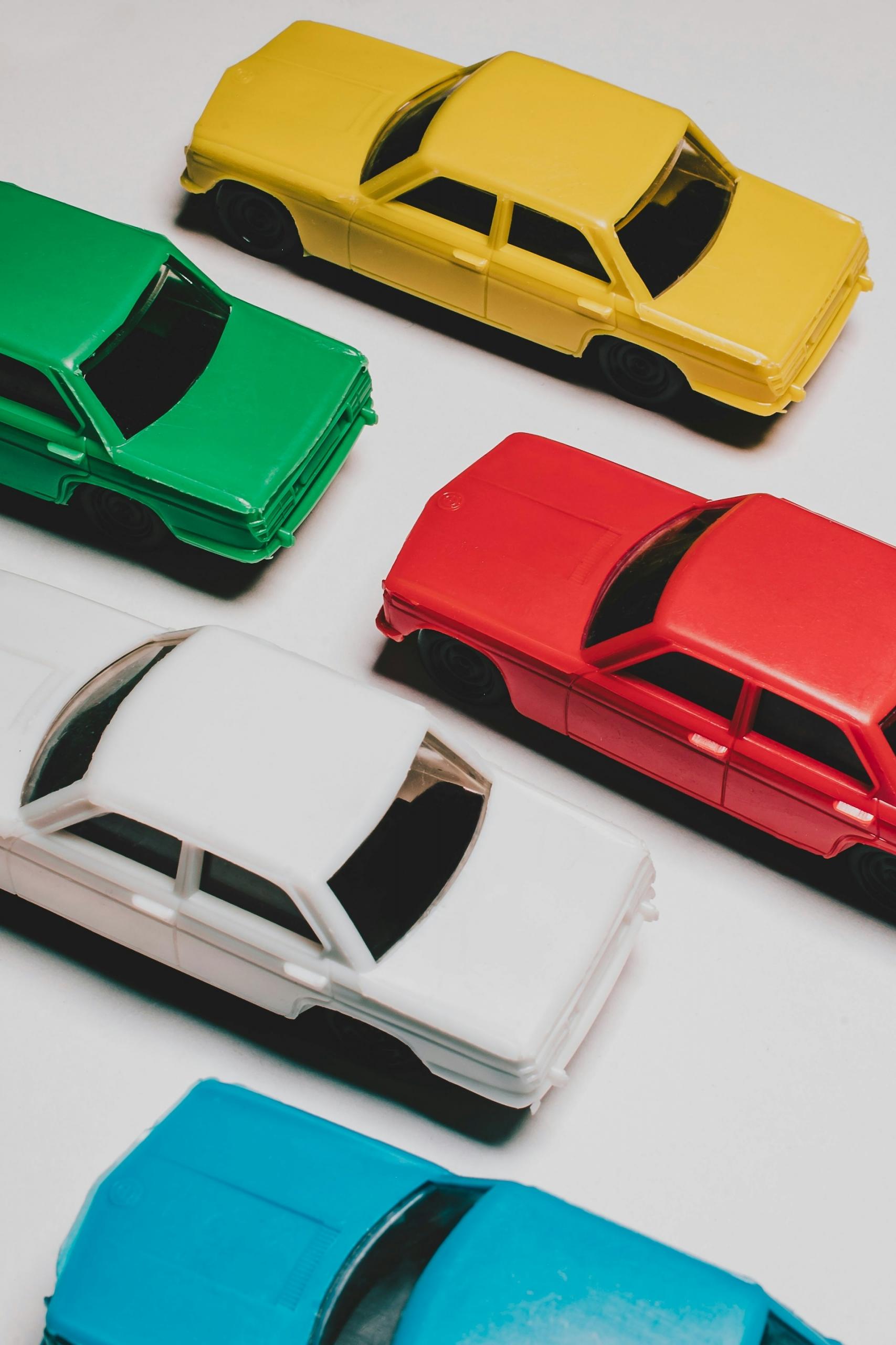voitures de toutes les couleurs 