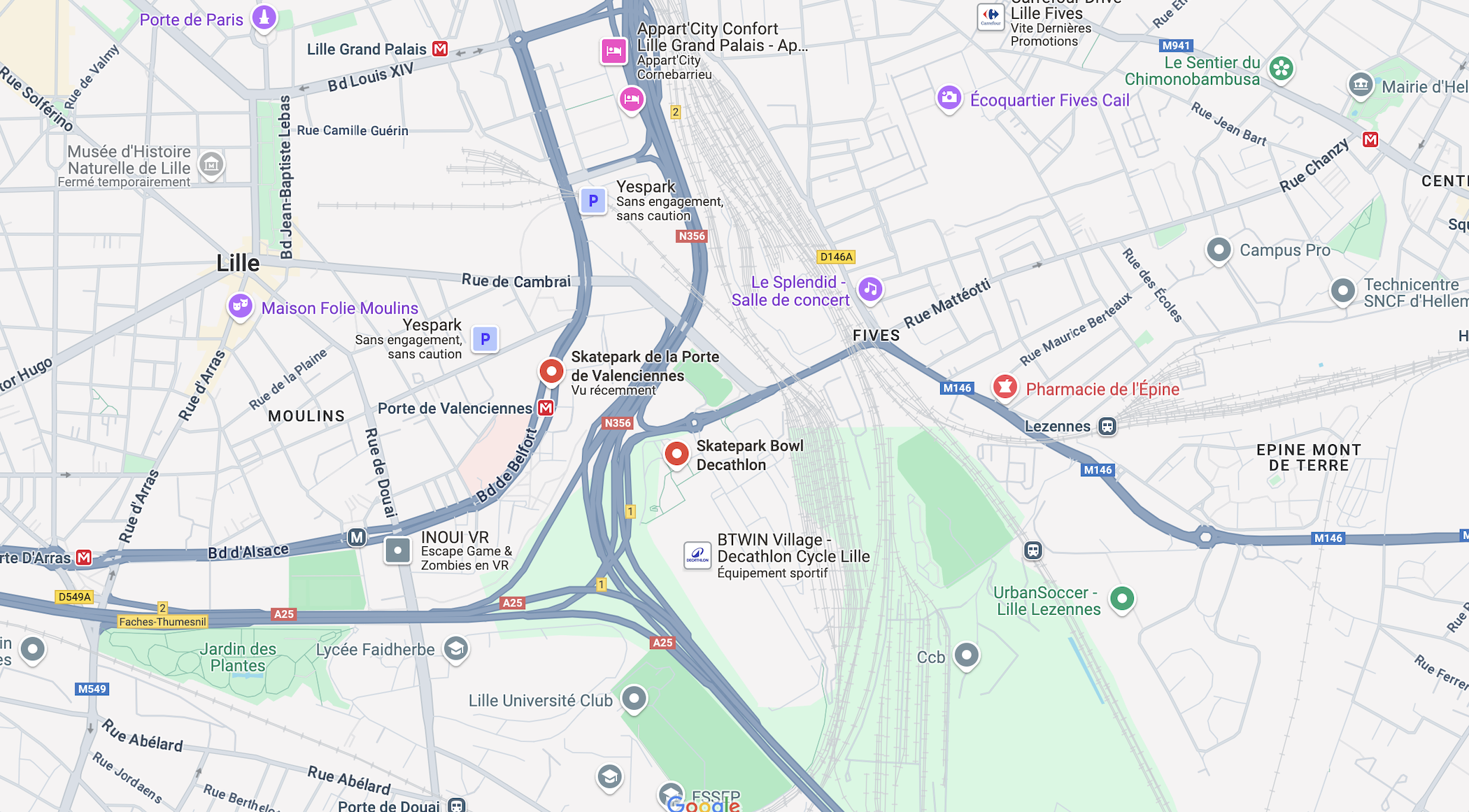 Capture Maps Bowl de Valenciennes