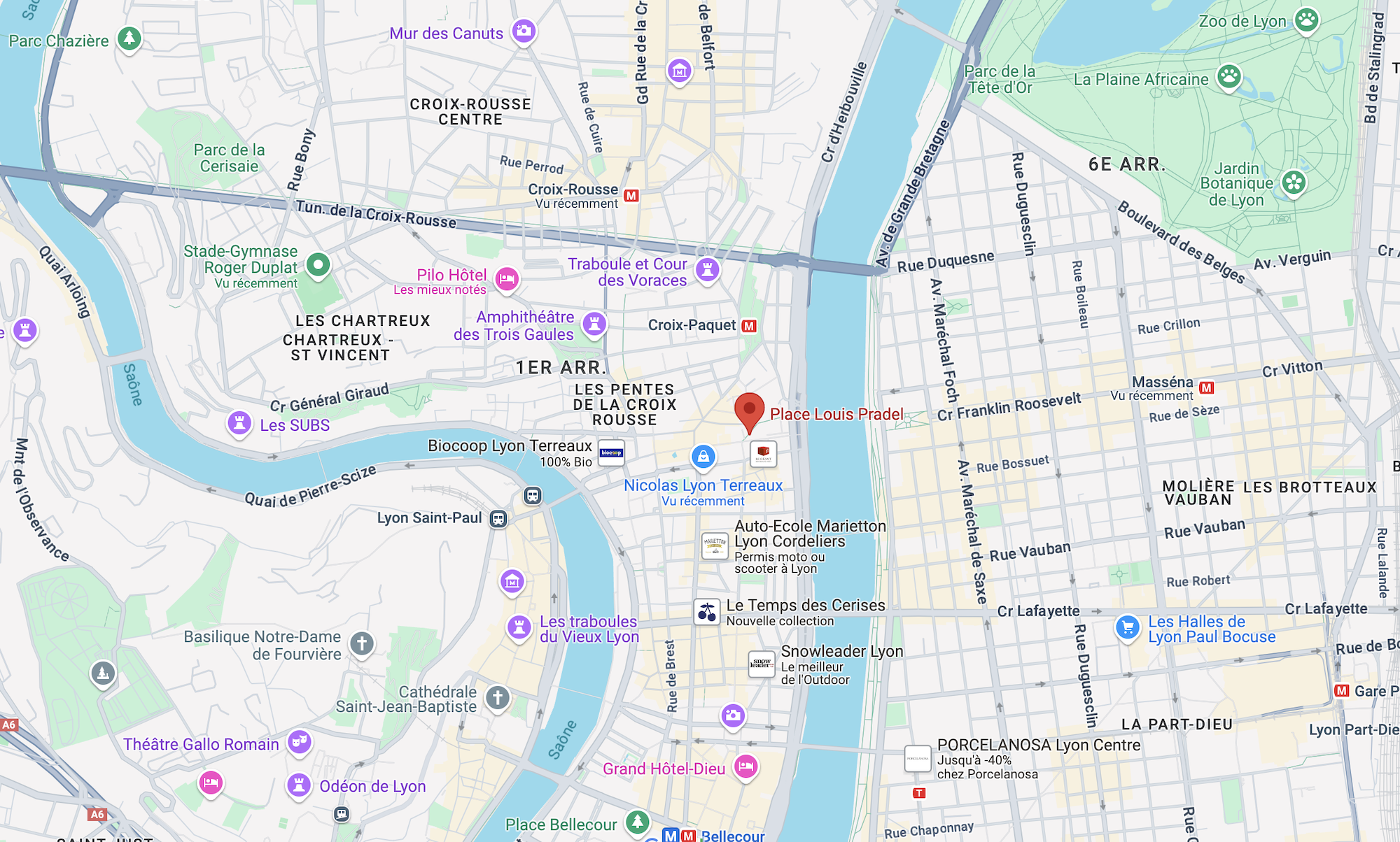 Capture Maps Place Louis Pradel