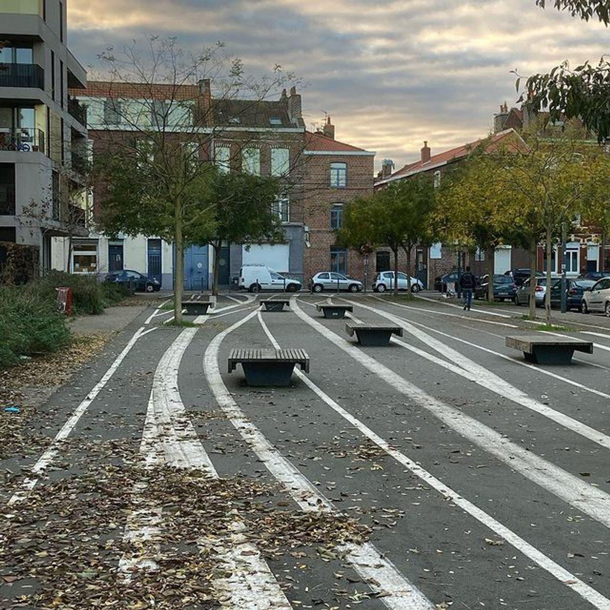 Vue du spot de Wazemmes à Lille