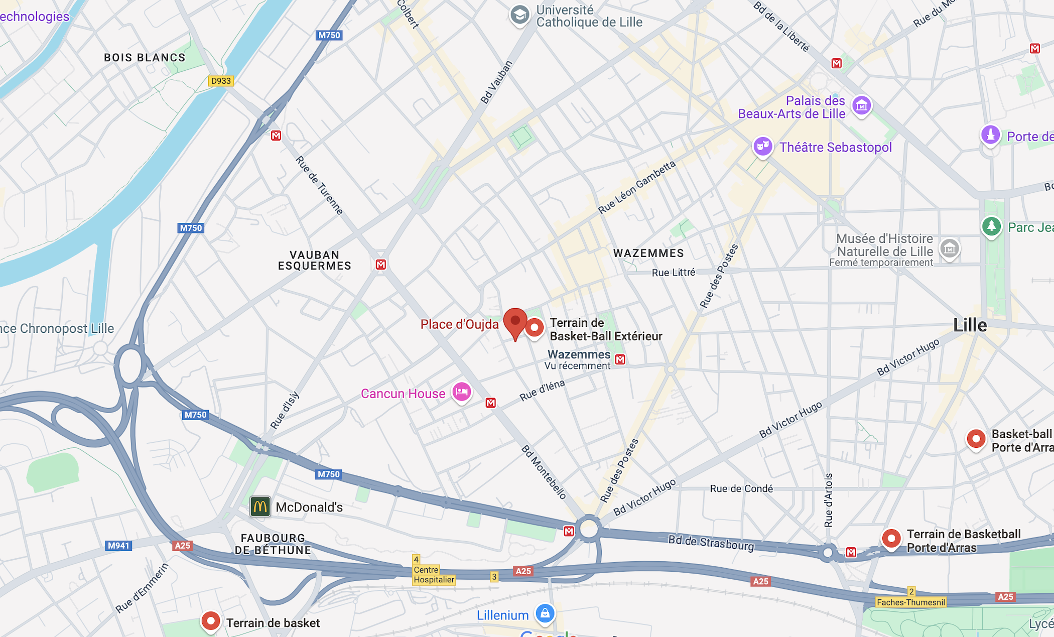 Capture Maps Spot Wazemmes Lille