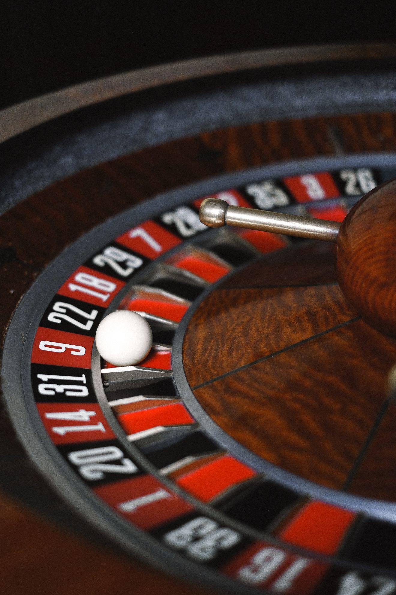 Une roulette de casino.