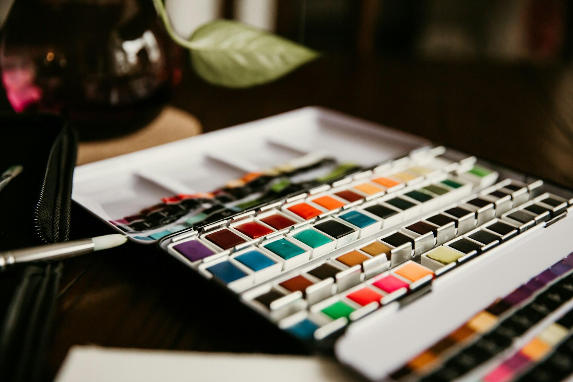 palette de couleurs complète 