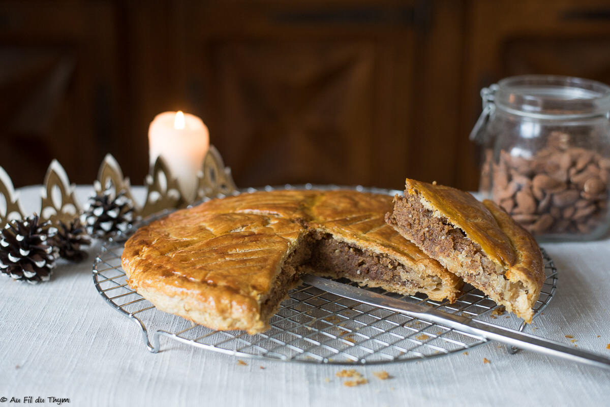 visuel d'une galette aux amandes 