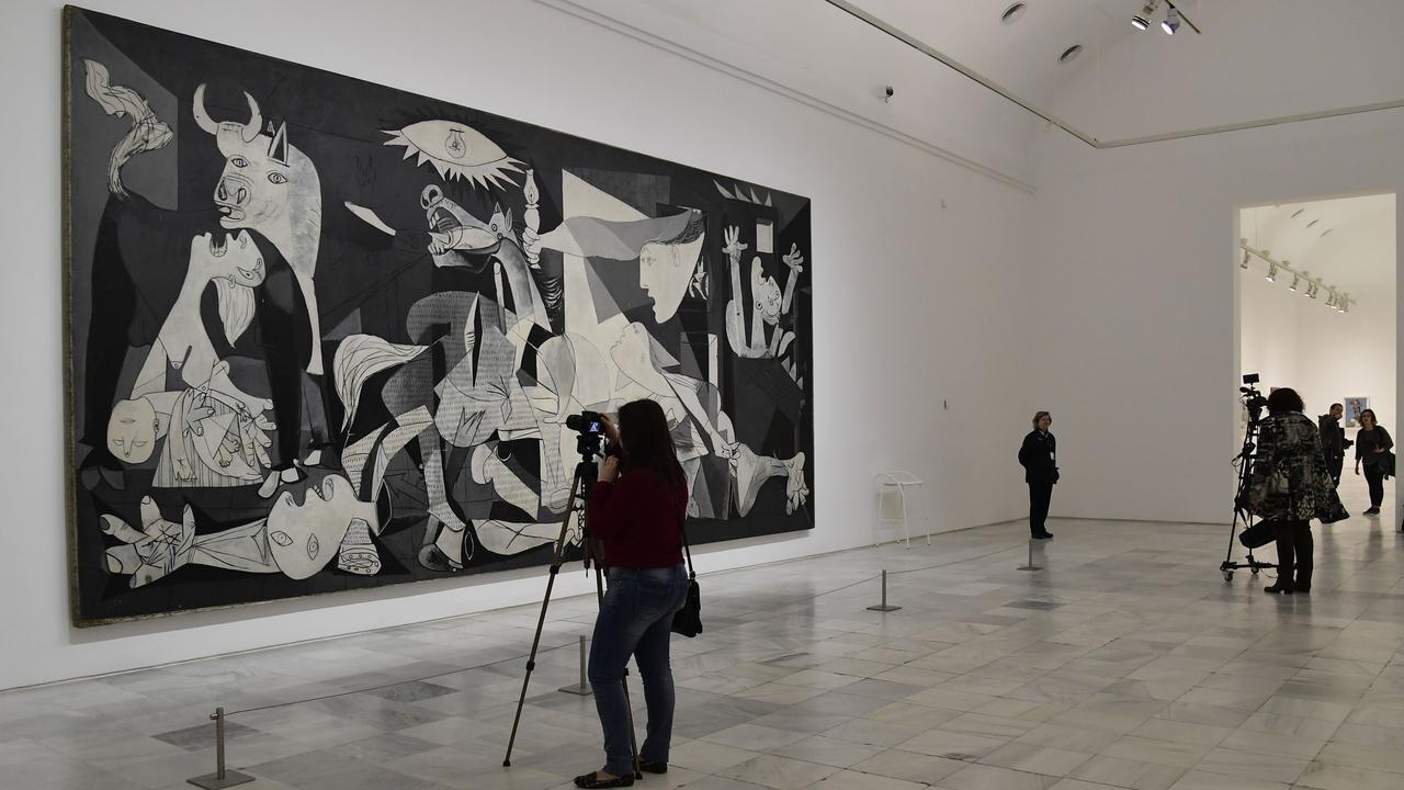 peinture de Picasso, Guernica, au musée