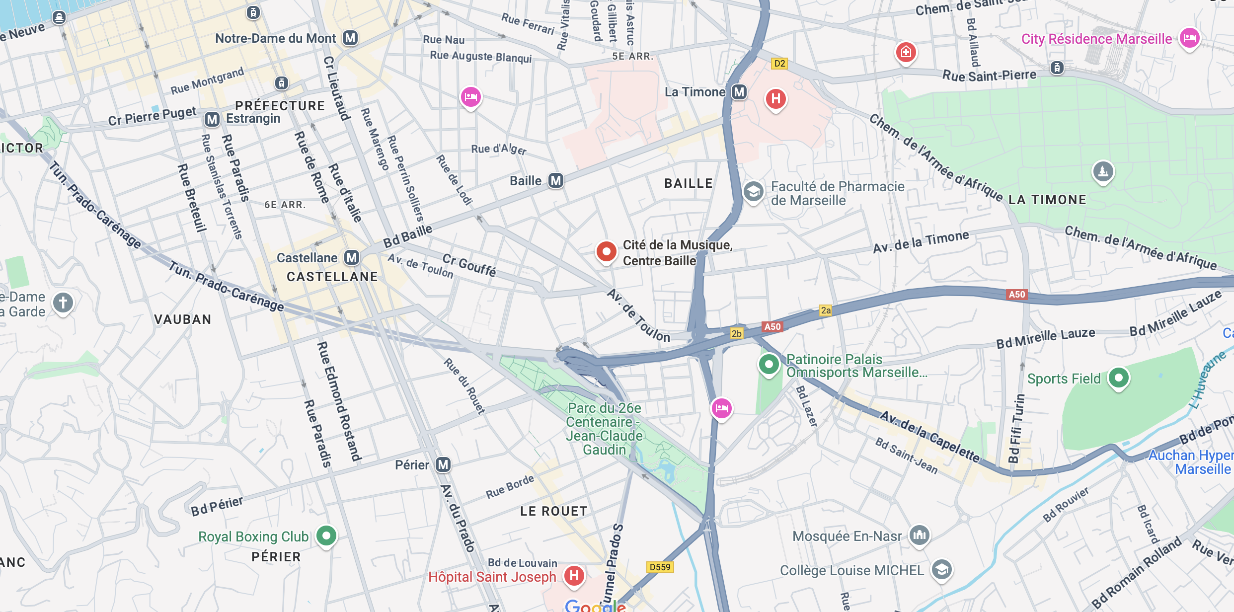 Capture maps cité Marseille 