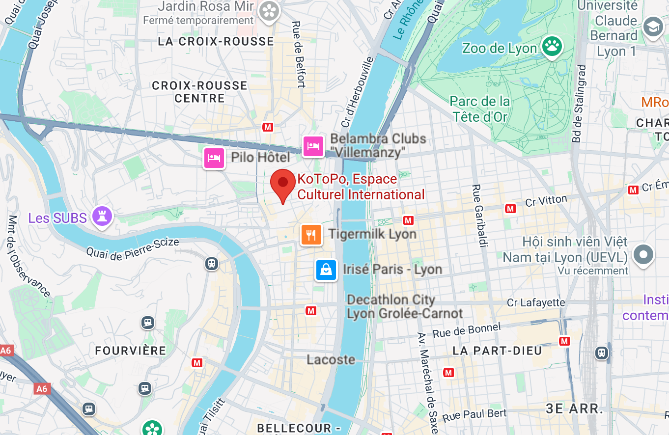 Localisation du KoToPo à Lyon