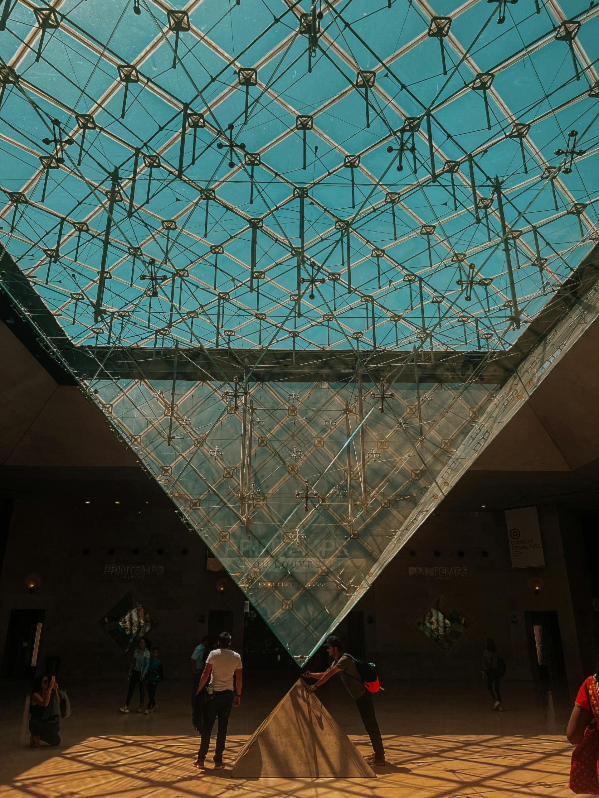 Vue intérieure du Musée du Louvre
