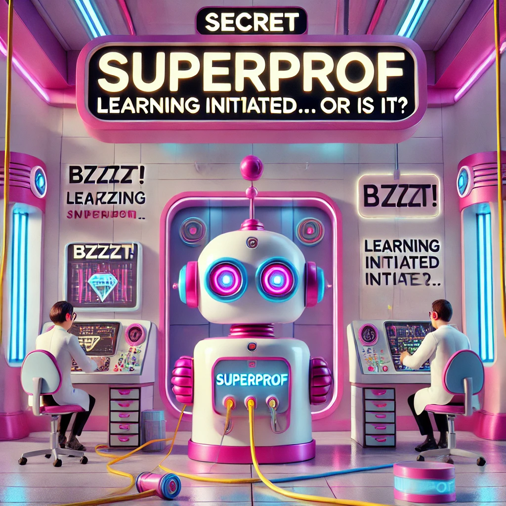 Le première version du robot Superprof, le DR. Supernabot.