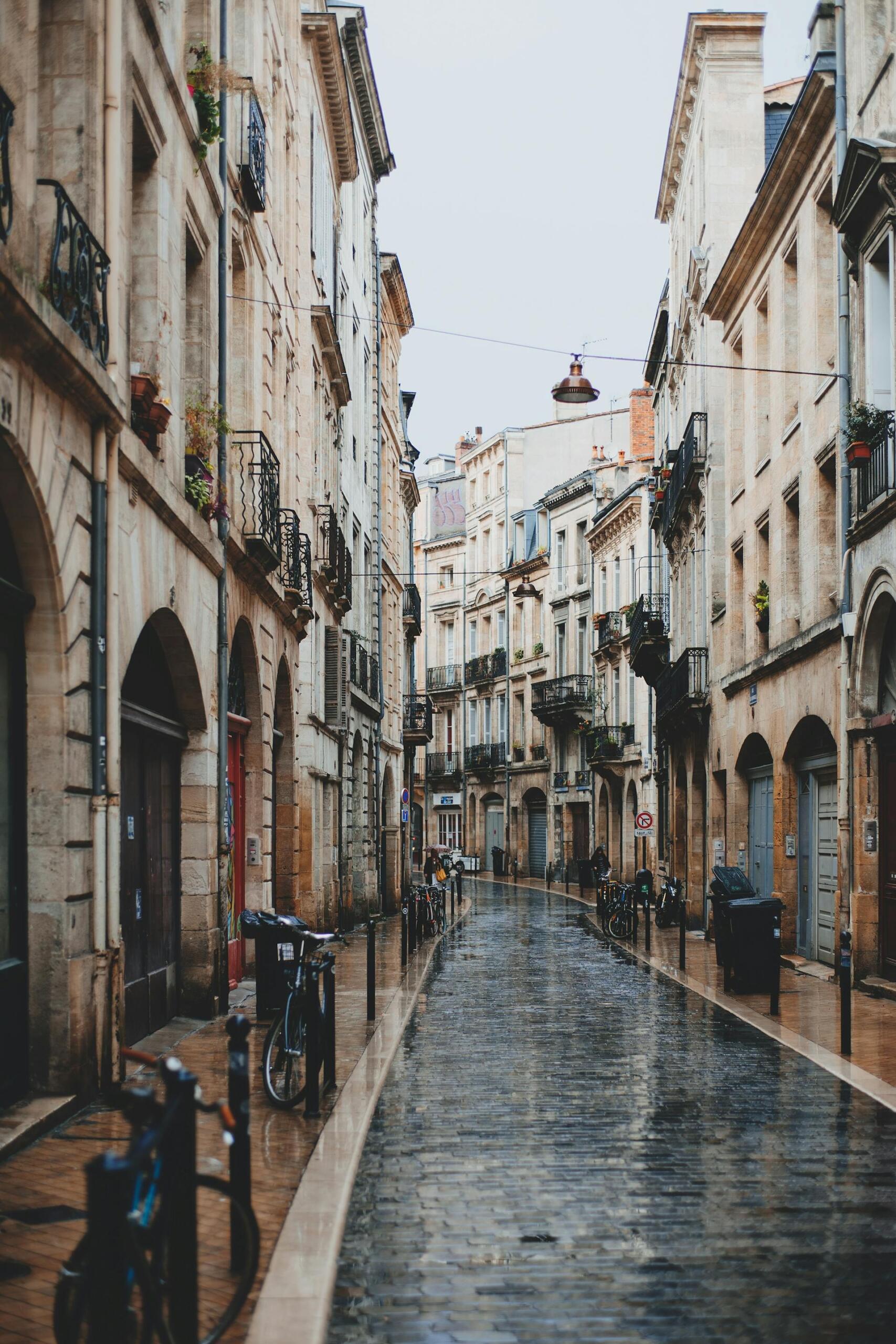 Rues typiques de Bordeaux