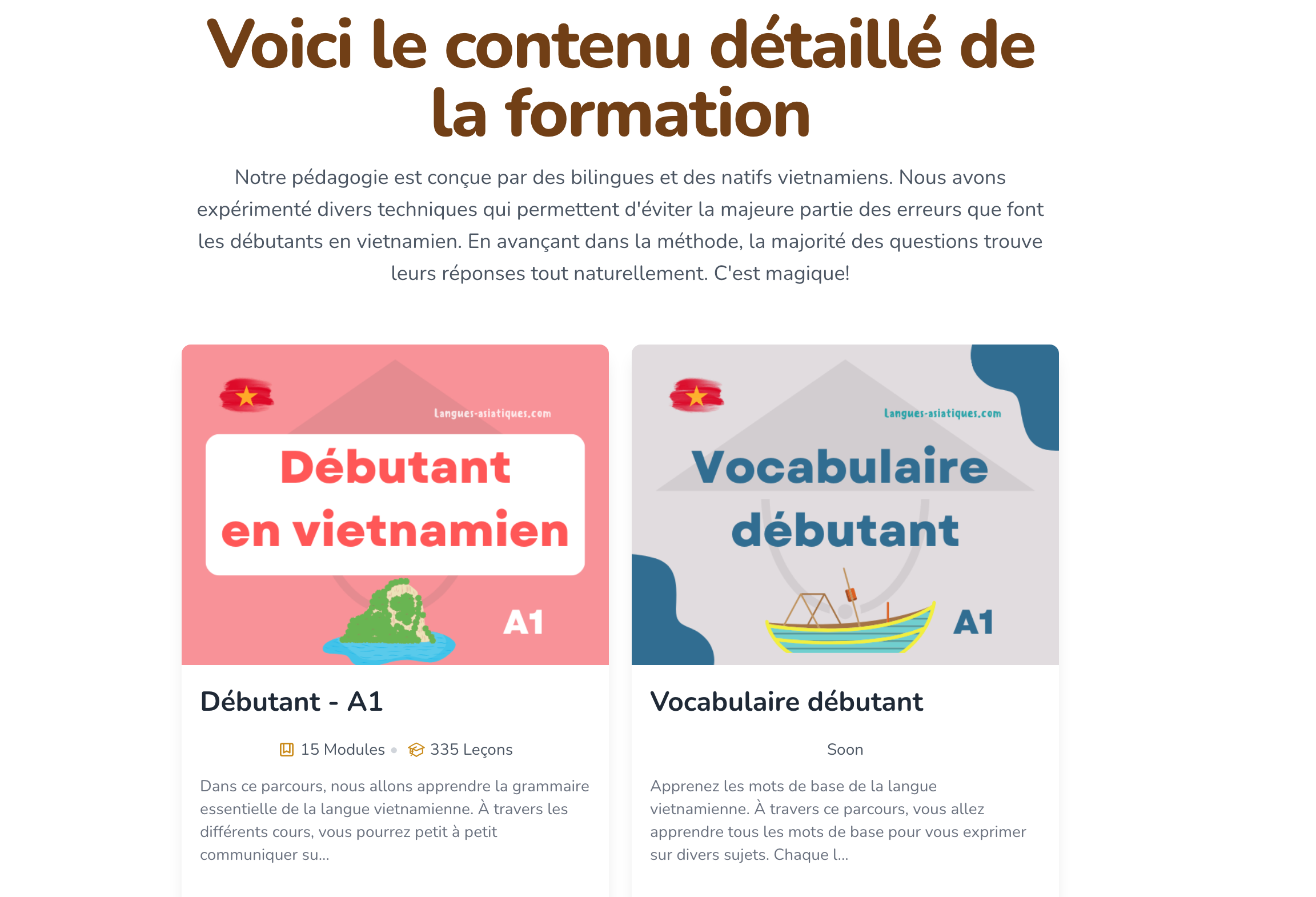 Extrait du site web de Langages Asiatiques