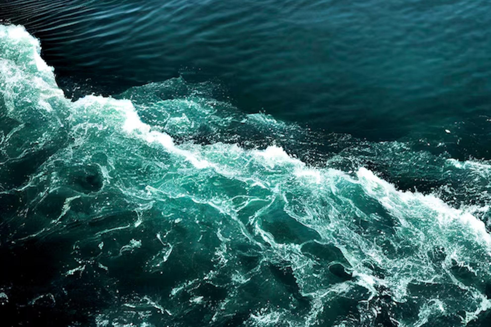 Océan avec des vagues