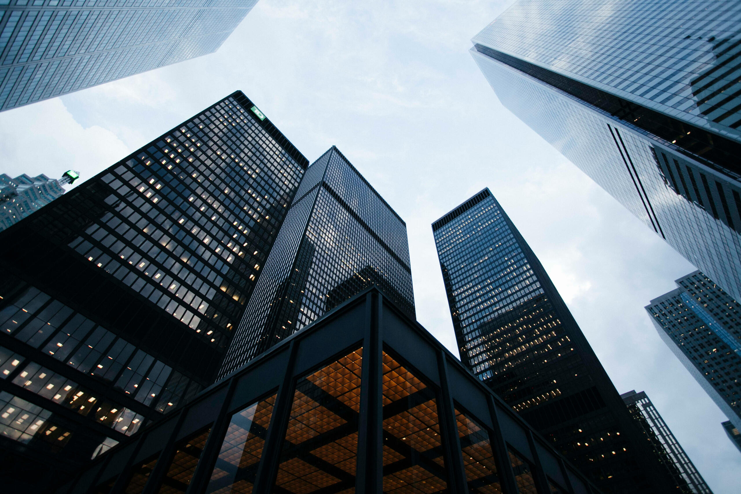 Des buildings de la City.