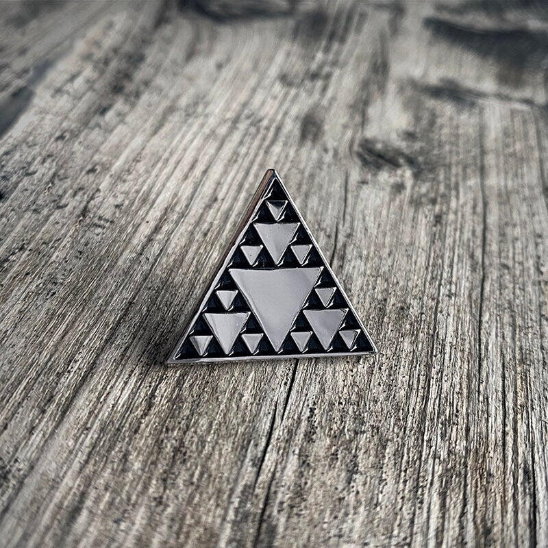 triangle de sierpinski sur une table